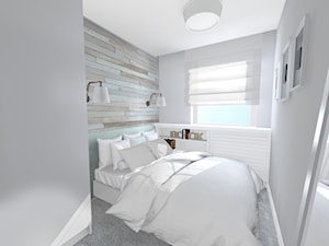 Mała jasna sypialnia - zdjęcie od SOFISTO Pracownia Projektowa