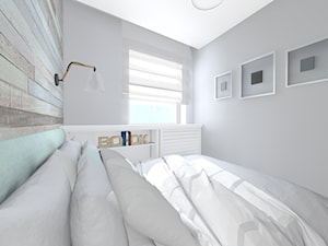 Mała jasna sypialnia - zdjęcie od SOFISTO Pracownia Projektowa