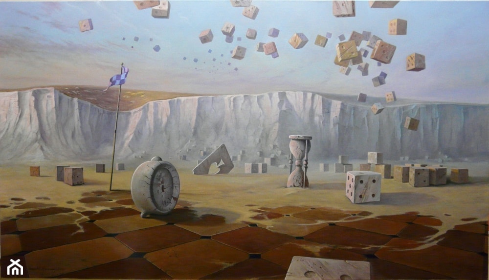 Krzysztof Wiśniewski, Czas snu w Dover, olej na płótnie, 120×80 cm, 2015 - zdjęcie od Galeria Quantum - Homebook