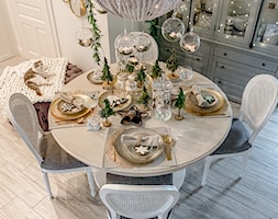 ŚWiąteczny stół - Jadalnia, styl glamour - zdjęcie od mojdommojemiejsce - Homebook
