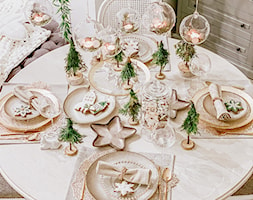 ŚWiąteczny stół - Jadalnia, styl glamour - zdjęcie od mojdommojemiejsce - Homebook