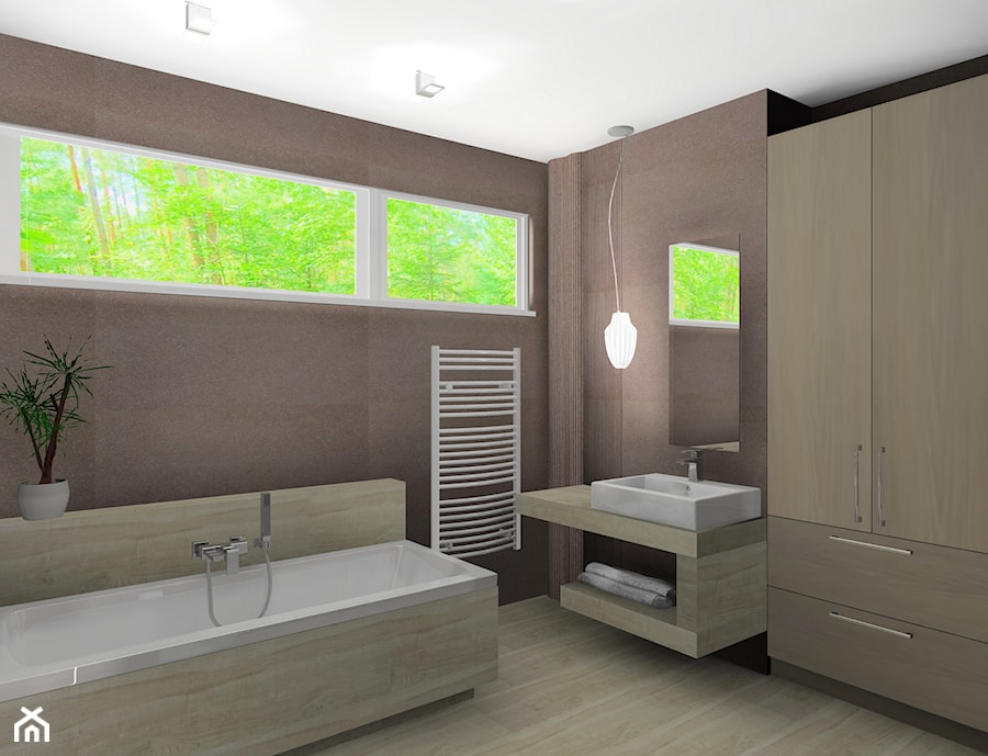 Łazienka, styl minimalistyczny - zdjęcie od Pracownia Projektowania Wnętrz "justa"