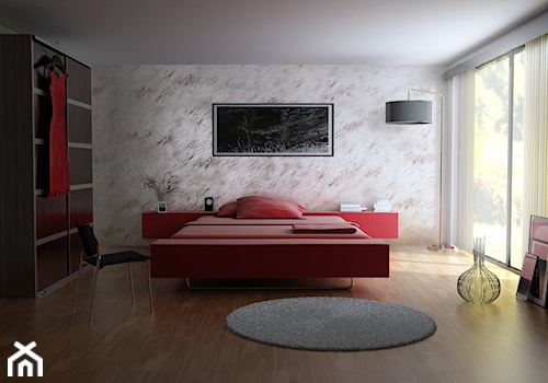 Farba o efekcie rosy - Sypialnia, styl nowoczesny - zdjęcie od Francesco GUARDI Collezione