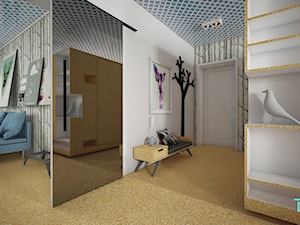 Mieszkanie dla singla METAMORFOZA - Hol / przedpokój, styl nowoczesny - zdjęcie od TEMA Architekci