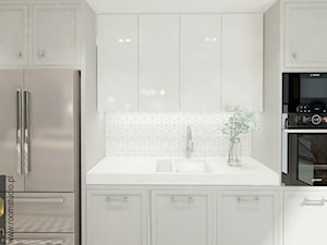 Apartament w stylu New York - Kuchnia, styl glamour - zdjęcie od ROOM STUDIO
