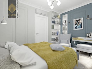 Apartament w stylu New York - Sypialnia, styl glamour - zdjęcie od ROOM STUDIO