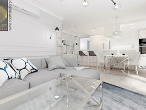 Apartament w stylu New York - Salon, styl glamour - zdjęcie od ROOM STUDIO