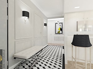 Apartament w stylu New York - Hol / przedpokój, styl glamour - zdjęcie od ROOM STUDIO