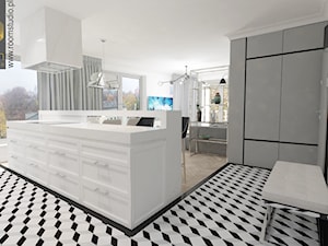 Apartament w stylu New York - Kuchnia, styl glamour - zdjęcie od ROOM STUDIO