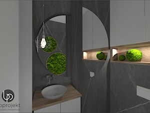 mini łazienka małe wc - zdjęcie od BOPROJEKT Pracownia Projektowa