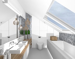 łazienka z mozaiką - zdjęcie od BOPROJEKT Pracownia Projektowa - Homebook