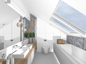 łazienka z mozaiką - zdjęcie od BOPROJEKT Pracownia Projektowa