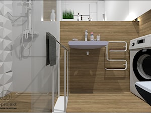 drewniana łazienka - zdjęcie od BOPROJEKT Pracownia Projektowa