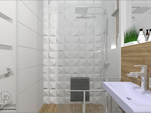łazienka z prysznicem - zdjęcie od BOPROJEKT Pracownia Projektowa