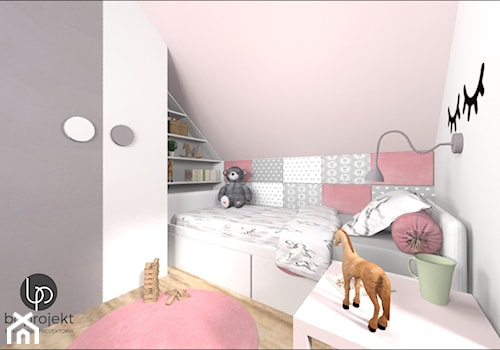 Pokój w groszki dla dziewczynki - zdjęcie od BOPROJEKT Pracownia Projektowa