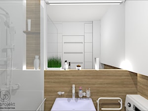 biała łazienka - zdjęcie od BOPROJEKT Pracownia Projektowa