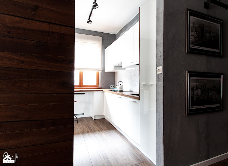 Mieszkanie szare - Kuchnia - zdjęcie od Pracownia Ani M.
