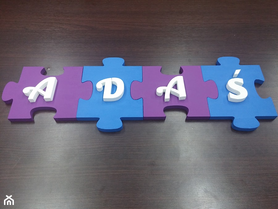 Imię dziecka 3D puzzle - zdjęcie od My-Deco