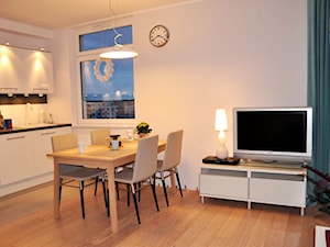 Mieszkanie w Gdyni - Jadalnia, styl skandynawski - zdjęcie od DoMake Design