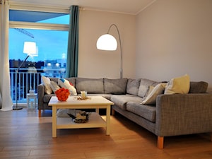 Mieszkanie w Gdyni - Salon, styl skandynawski - zdjęcie od DoMake Design
