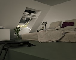 Rolety zewnętrzne - Sypialnia, styl minimalistyczny - zdjęcie od VELUX - Homebook