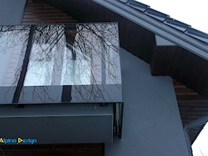 Przeszklenie 4 - Nowoczesne domy, styl nowoczesny - zdjęcie od ALPINA Ogrody zimowe ,. oranżerie, zadaszenia, szkło architektoniczne