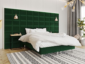 Panele tapicerowane w sypialni - zdjęcie od mirjan24.pl