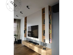 Mieszkanie na Bemowie - Salon, styl nowoczesny - zdjęcie od GUST MEBLE