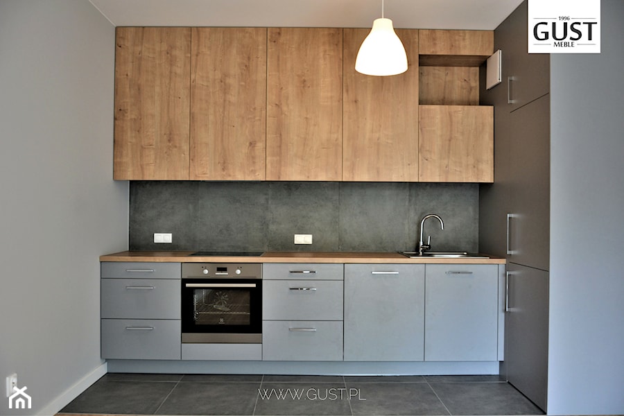 Mieszkanie na Ursynowie - Kuchnia, styl nowoczesny - zdjęcie od GUST MEBLE