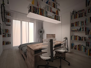 Jeden pokój - Sypialnia, styl skandynawski - zdjęcie od We-ska design.