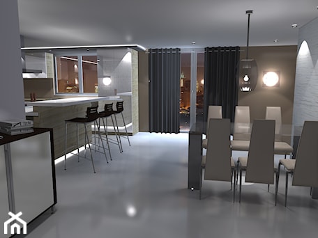 Aranżacje wnętrz - Jadalnia: Modern home - Jadalnia, styl nowoczesny - Paweł Szpak. Przeglądaj, dodawaj i zapisuj najlepsze zdjęcia, pomysły i inspiracje designerskie. W bazie mamy już prawie milion fotografii!