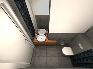 Łazienka z betonu - Łazienka, styl nowoczesny - zdjęcie od AK Studio Wnętrz