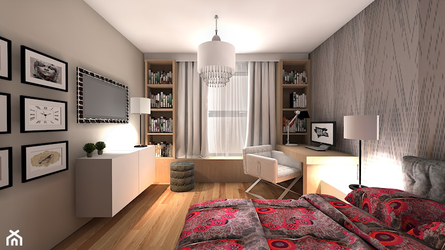 Pokój nastolatki - Sypialnia, styl nowoczesny - zdjęcie od AK Studio Wnętrz