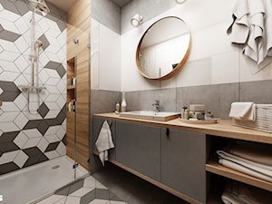 Inspiracje - Średnia łazienka, styl nowoczesny - zdjęcie od Anna