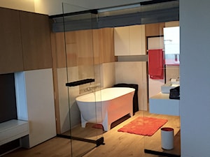 wnętrza prywatne - Średnia bez okna łazienka, styl nowoczesny - zdjęcie od U design Janusz Płoszaj