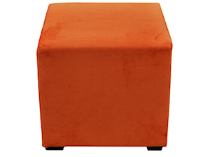 Pufa kostka - kolor pomarańczowy pastelowy - zdjęcie od Interio Mobili