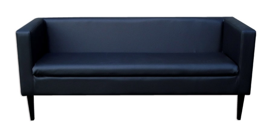 Sofa GRAFFITI - Eko skóra - kolor czarny - zdjęcie od Interio Mobili - Homebook