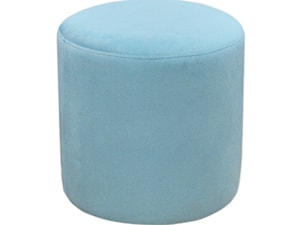 Pufa okrągła (wałek) - kolor jasno-niebieski pastelowy - zdjęcie od Interio Mobili