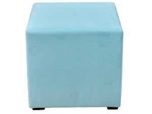 Pufa kostka - kolor pastelowy jasno-niebieski - zdjęcie od Interio Mobili