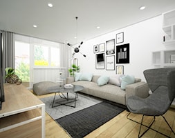 Remont mieszkania pod inwestycję - Salon, styl skandynawski - zdjęcie od Wnętrza od NOWA - Homebook