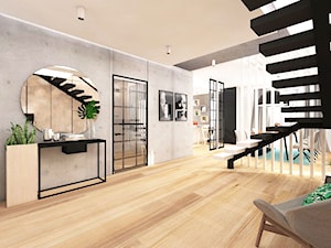 Mieszkanie dla odważnych klientów - Hol / przedpokój, styl nowoczesny - zdjęcie od Wnętrza od NOWA