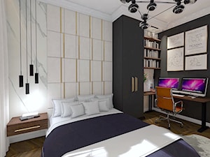 Apartament w kamienicy - Sypialnia, styl nowoczesny - zdjęcie od Gosha Malgorzata Masek