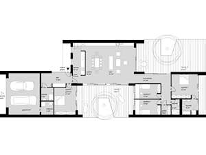 Dom z Tarasami - dach skośny - Domy, styl nowoczesny - zdjęcie od PAG - Pracownia Architektury Głowacki