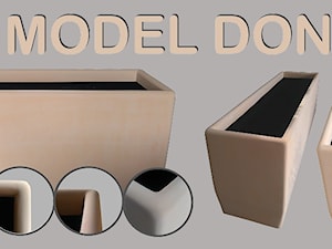 Nowy model donica na wymiar - zaokrąglone ścianki - zdjęcie od TiM - donice na wymiar