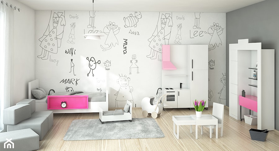 Pokój dla dziewczynki - Pokój dziecka, styl nowoczesny - zdjęcie od LemonkidGo