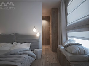 Projekt domu w Józefowie - Sypialnia, styl minimalistyczny - zdjęcie od Ania Masłowska