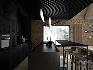 Projekt wnętrz domu pod Białymstokiem_wersja2 - Kuchnia, styl nowoczesny - zdjęcie od Ania Masłowska