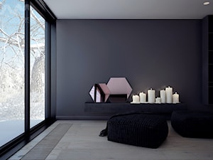 Projekt wnętrz domu pod Białymstokiem_wersja2 - Sypialnia, styl minimalistyczny - zdjęcie od Ania Masłowska