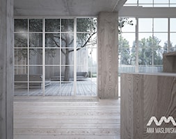 Dom jednorodzinny 450 m2 - Duży hol / przedpokój, styl skandynawski - zdjęcie od Ania Masłowska - Homebook