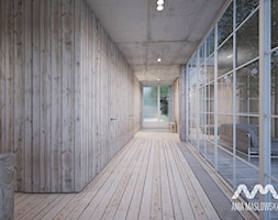 Dom jednorodzinny 450 m2 - Duży hol / przedpokój, styl nowoczesny - zdjęcie od Ania Masłowska - Homebook